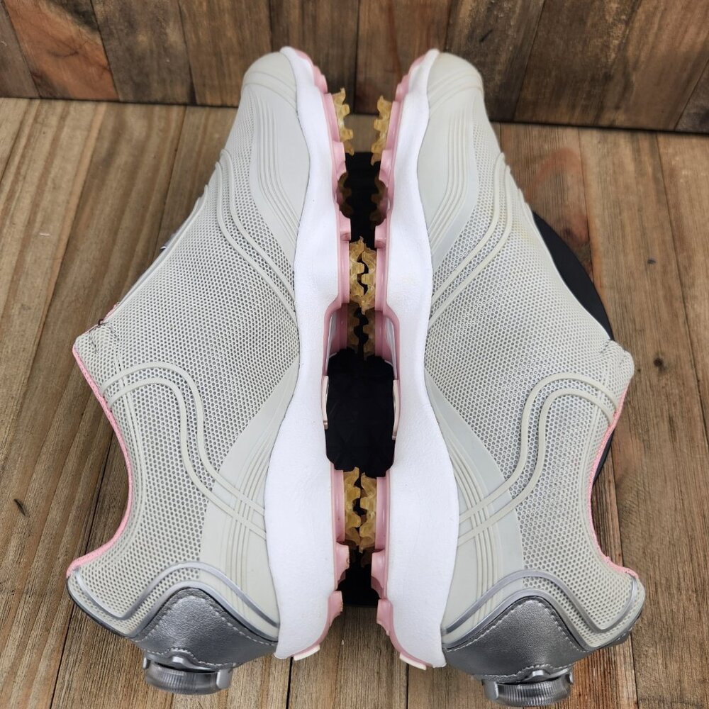 FootJoy Women's Gray and Pink Athletic Golf Shoes - Picture 6 of 9